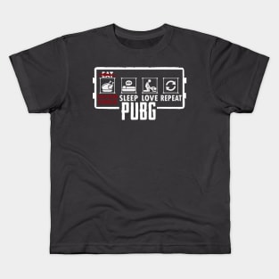 Eat Sleep Love X Pubg Compilation Kids T-Shirt